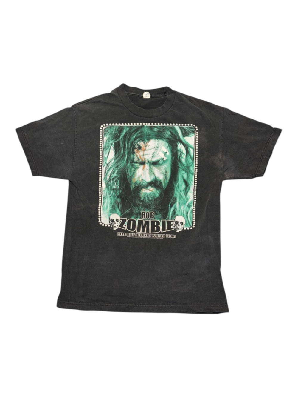 Y2K Rob Zombie Hellbilly Deluxe 2 Tour Tee Black Size L